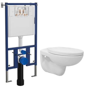 Инсталляции Loranto с унитазом Loranto Fredo Белый глянцевый 4501+CS-WH8005