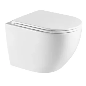 Унитаз подвесной Azario Navio + с сиденьем Белый AZ-0074