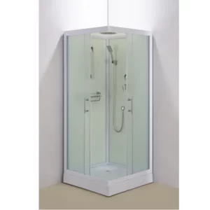 Душевая кабина Водный мир 100х100 ,Белый / Матовое, Низкий поддон