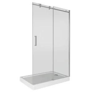 Душевая дверь Bas Puerta 130х195 Хром / Прозрачное