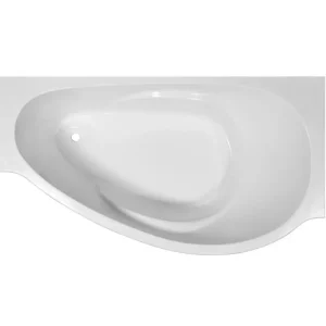 Ванна из литьевого мрамора Эстет Грация правая 170х94 Белый ФР-00000633